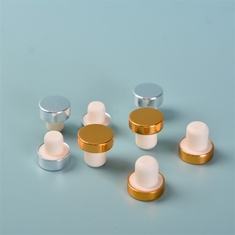 高分子塞t型葡萄酒塞伏特加洋酒密封橡木塞铝皮通用白酒果酒瓶塞