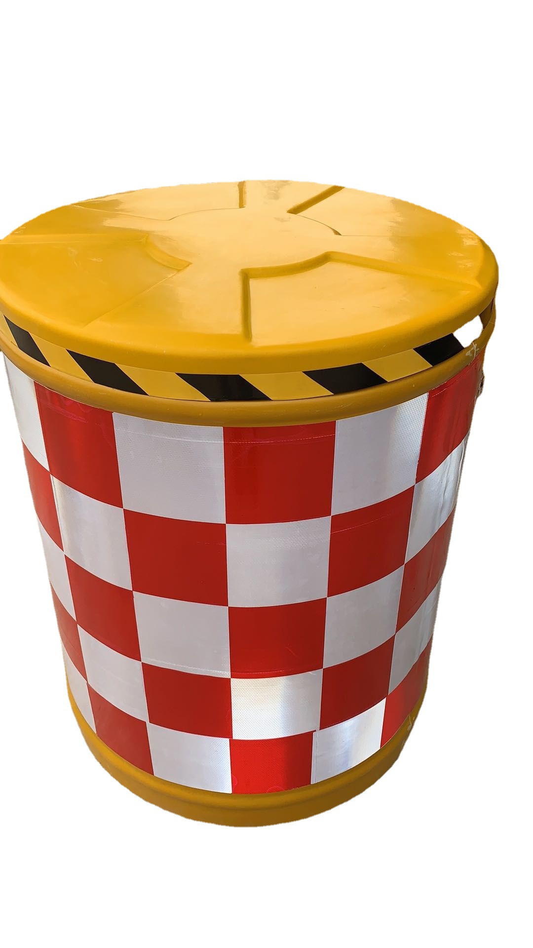 厂家供应 玻璃钢防 撞桶600*800防护警示高速公路塑料隔离墩 沙桶