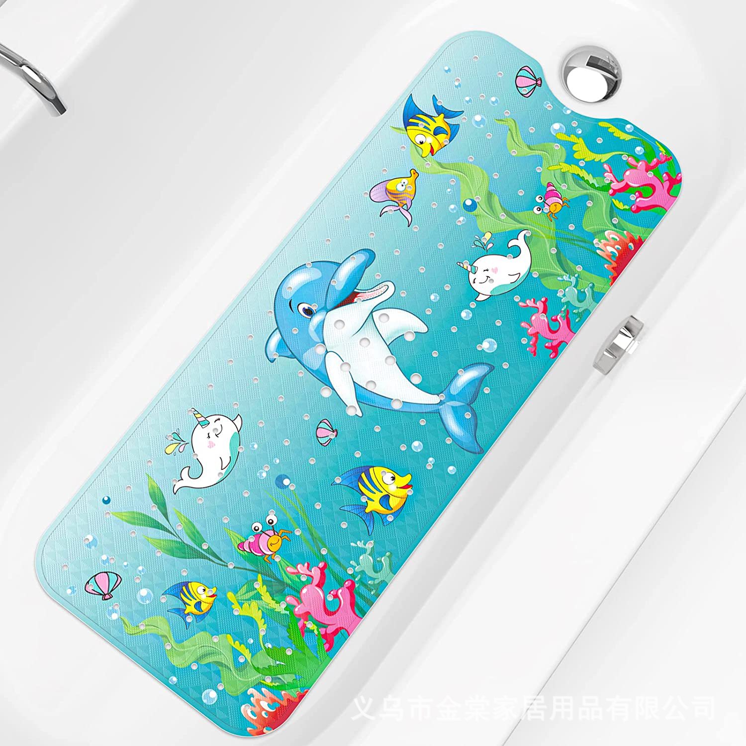 jietai spray printing pattern bathtub mat pvc cartoon bathroom non-slip mat creative children bath shower mat