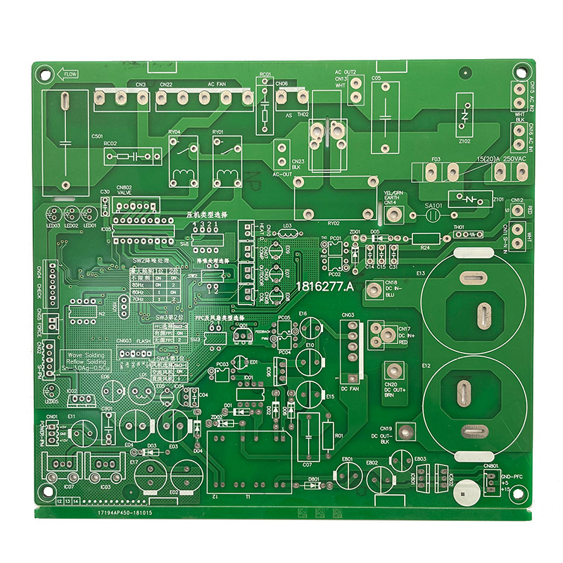 fr-4喷锡玻纤抗氧化冰箱冰柜制冷机用阻燃 双层线路板 双层pcba