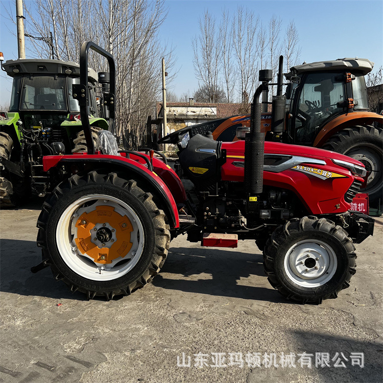 双力504农耕拖拉机 前后驱动农用拖拉机 水旱田两用耕田机