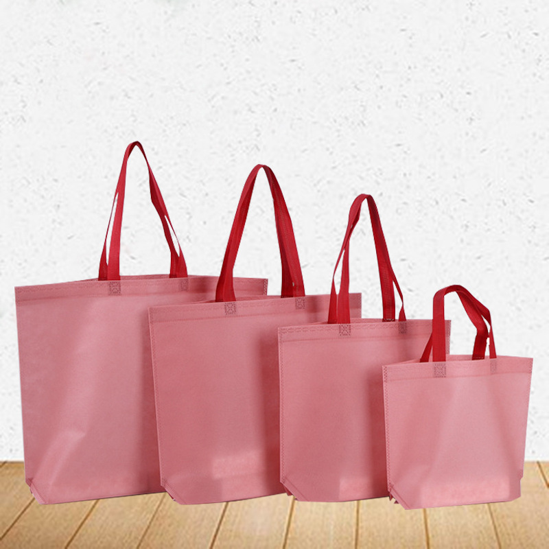 Manufacturer Non-Woven Bag Environmental Protection Advertising Three-Dimensional Handbag Printed Logo Cram School Shopping Bag Customization