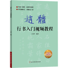 赵体行书入门视频教程 王丙申著 笔画部首结构 北京体育大学出版