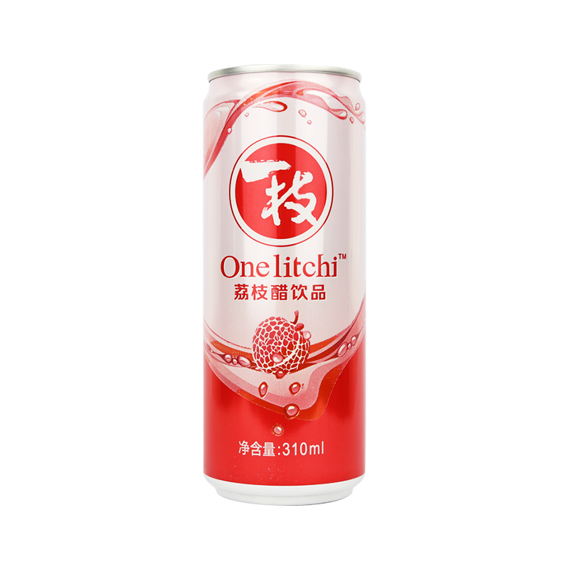 灵山荔枝醋310mlx12罐广西特产鲜果一枝荔枝果醋饮料饮品酸甜可口