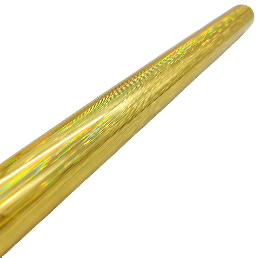 服装商标印刷原料耐高温耐水洗pet镭射镀铝金色竖草条复合膜-阿里巴巴