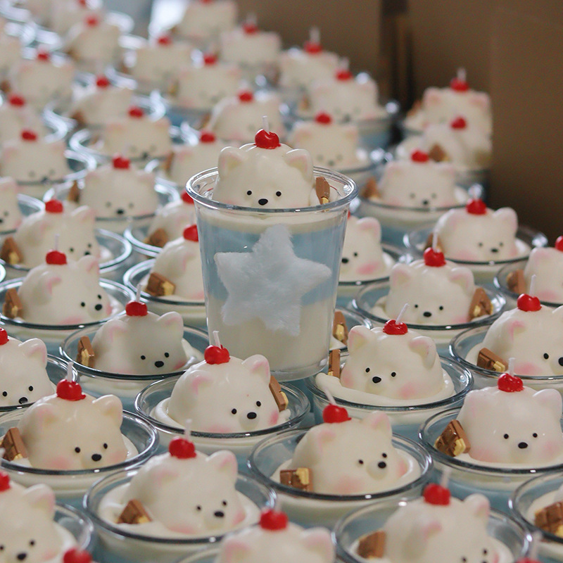 aromatherapy candle blind box shape tea light wholesale cross-border hand gift low temperature photo prop gift gift box fragrance