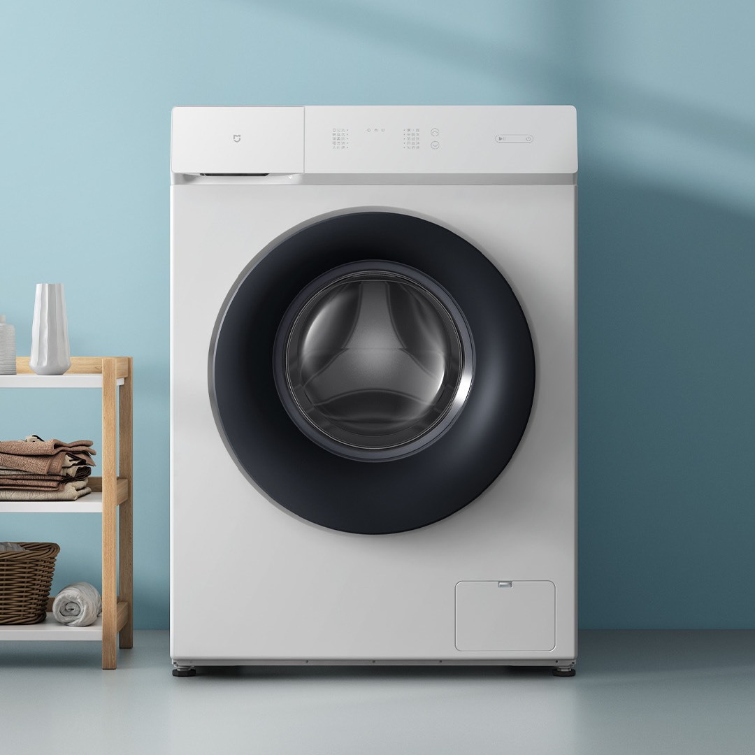适用 米家洗衣机1a全自动8kg公斤变频滚筒家用洗脱水一体超薄杀菌