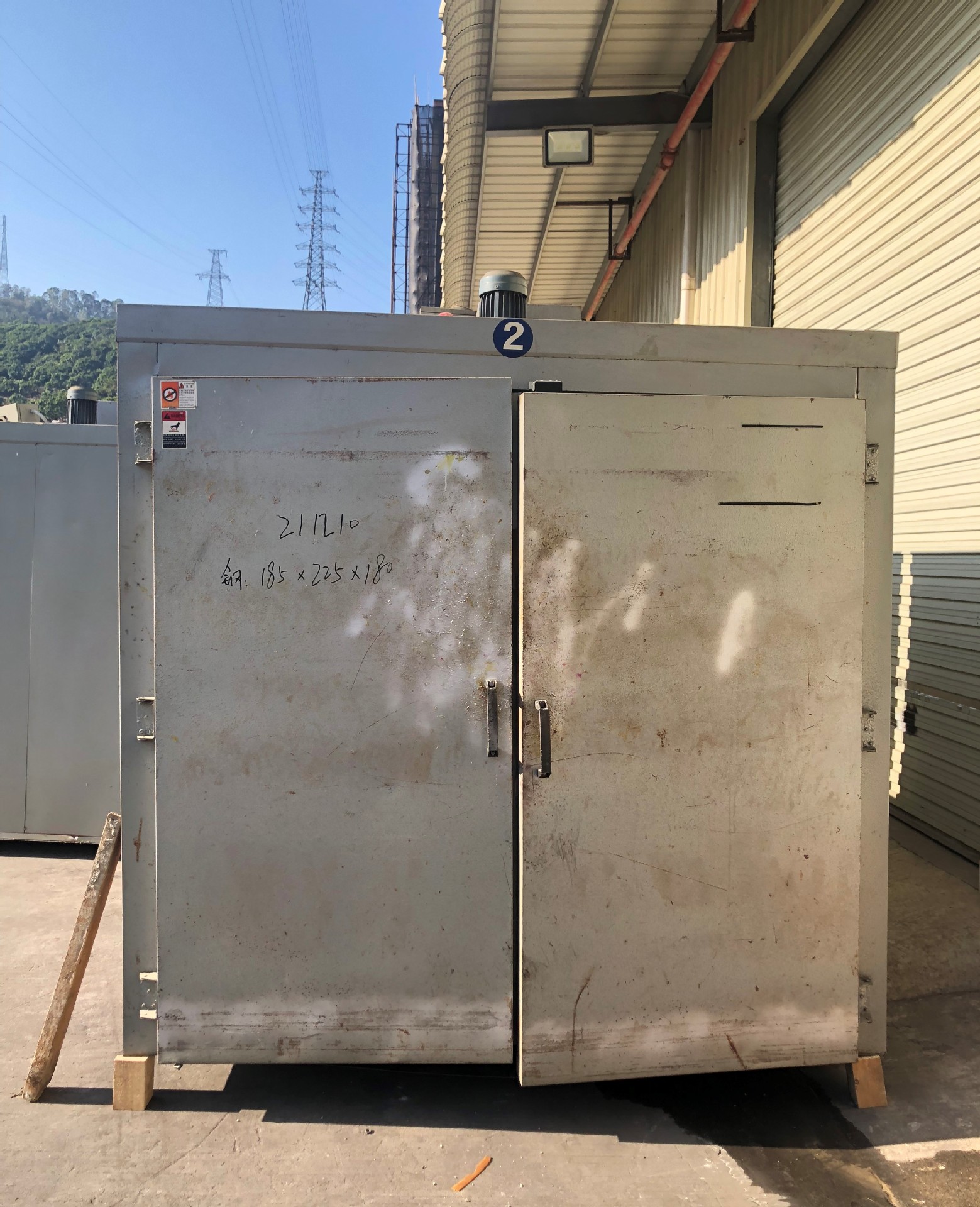 二手工业大烤箱双门恒温烘箱推千层架烘箱200度烤箱高温工业烤箱