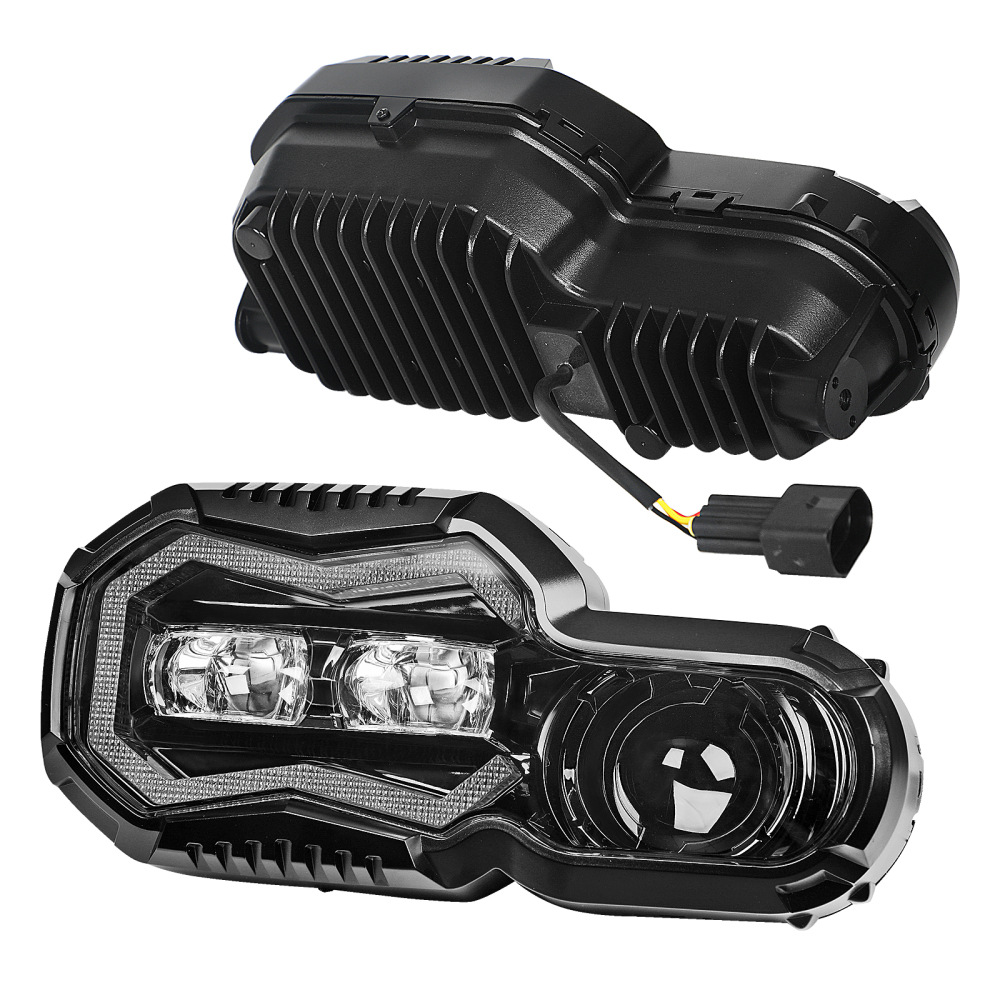 适用于f800gs f800 f700gs f650gs led大灯宝马摩托车改装大灯