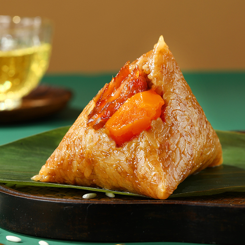 嘉兴蛋黄鲜肉粽子200g/袋五花肉咸粽早餐新鲜端午节散装零食批发