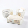 Japanese desktop Storage Basket snacks Stationery Debris Storage basket Plastic Rectangular circular kitchen Shower Room Storage basket Japanese desktop Storage Basket snacks Stationery Debris Storage basket Plastic Rectangular circular kitchen Shower Room Storage basket