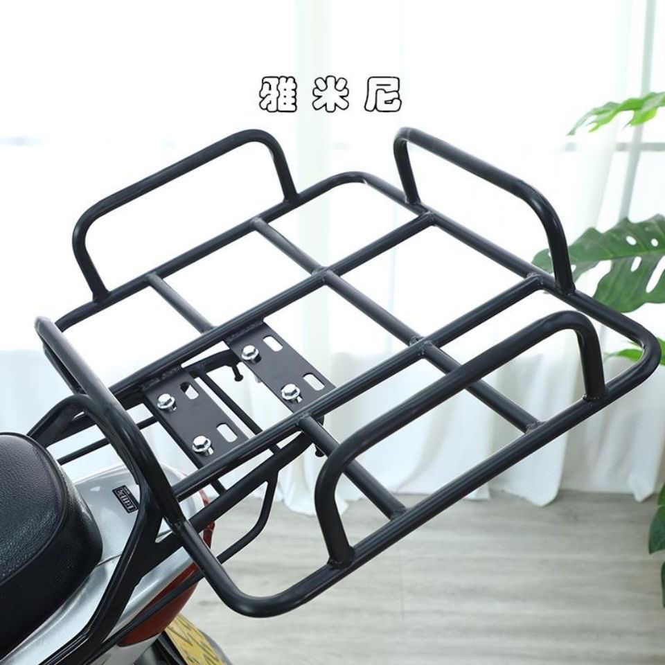 电动摩托车货架车载托架底座外卖架子货架铁架子固定加粗美团通用