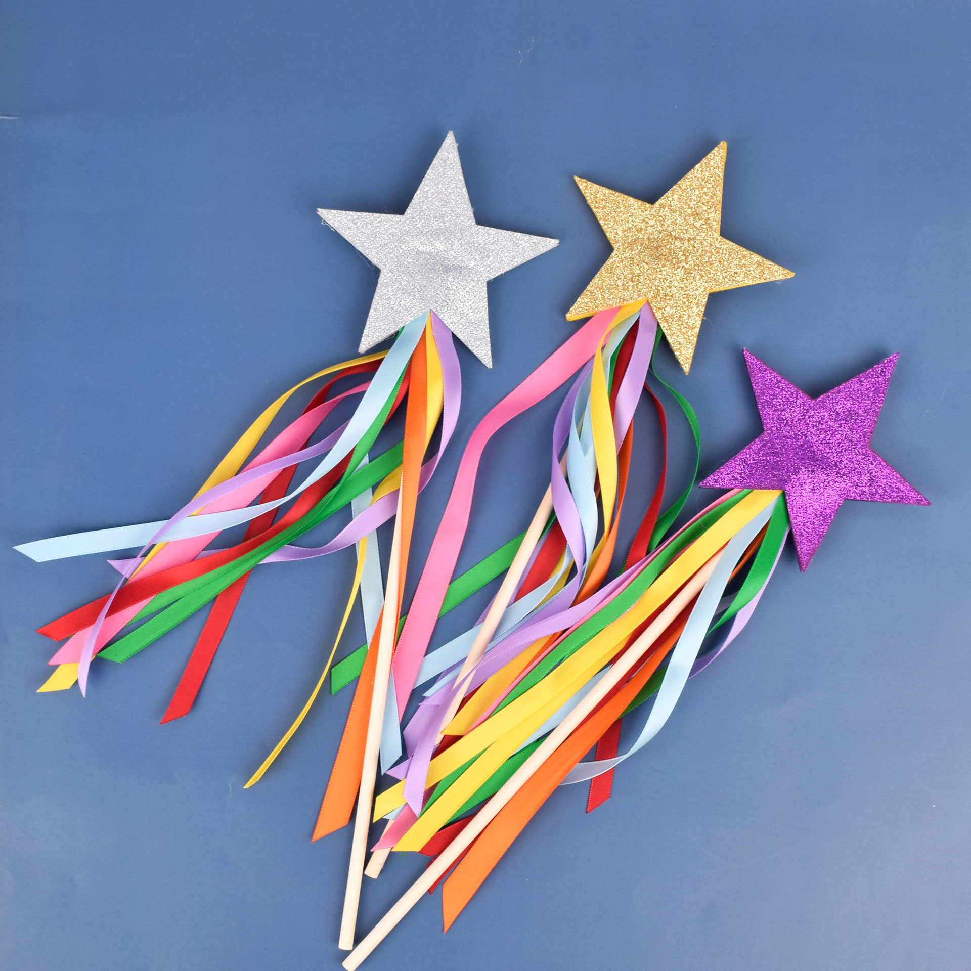 儿童星星棒仙女棒魔法棒 小公主表演道具 生日派对装饰小道具跨境