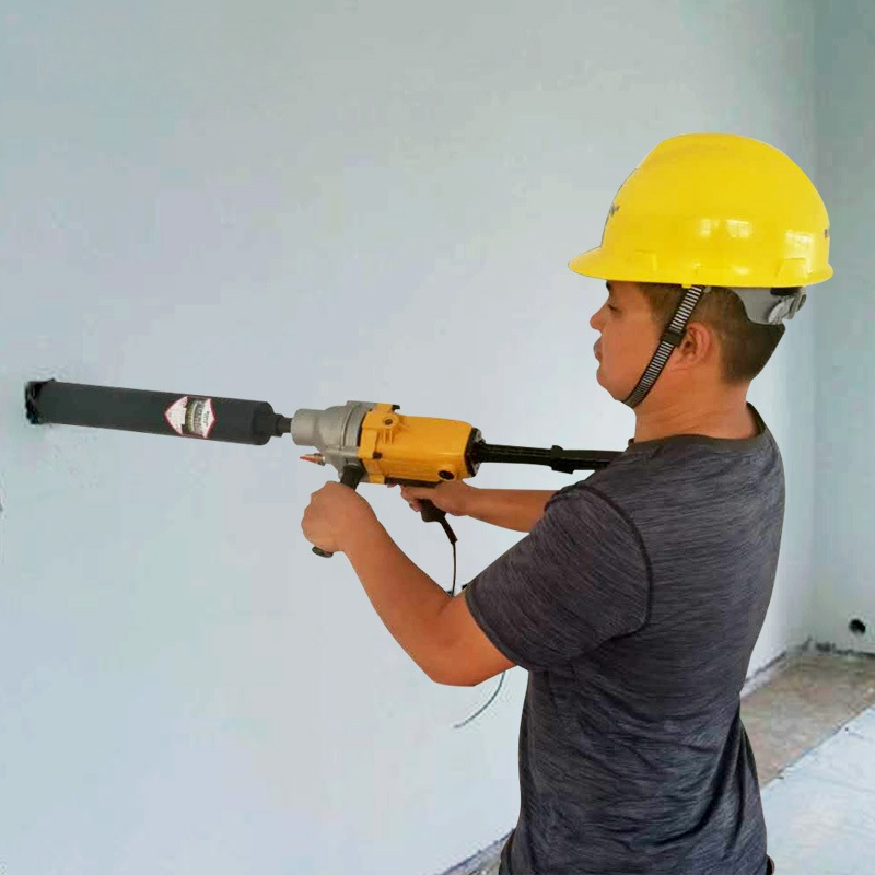 无水封水钻机钻孔机博深手持式两用干打 110b黄超人ii代p申罗磊