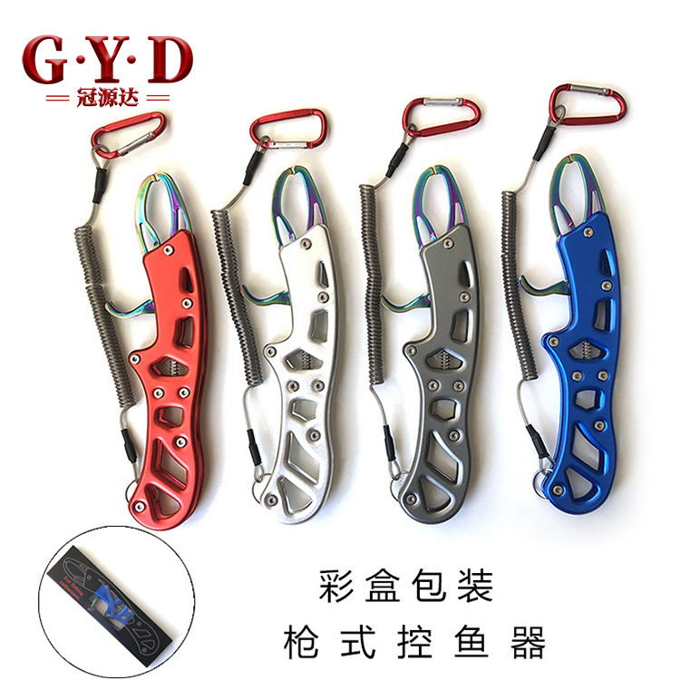 Supply Color Titanium Fish Grip Fishing Clamp Forceps Fish Catching Device  Fish Catcher Pikestaff Fishing Clamp Outdoor Fishing Gear