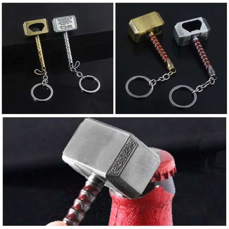 1pc beer bottle openers multifunction hammer of thor shaped