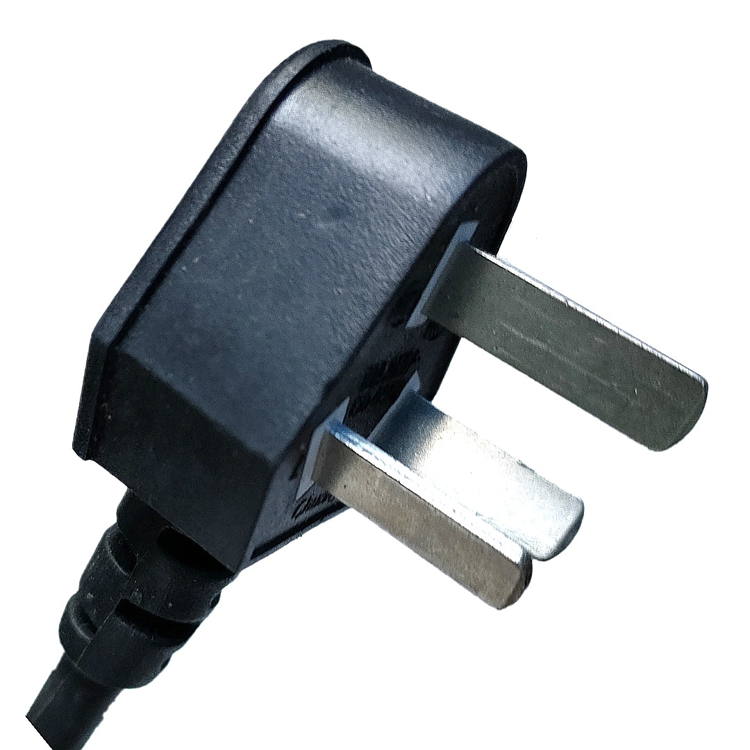 国内三极电源插头3芯直头插头电源线psb-10插头