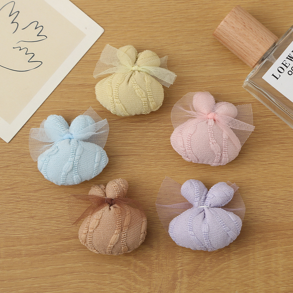 新款韩系布艺diy手工纱料小兔子卡通公仔服装鞋帽辅料配饰配件