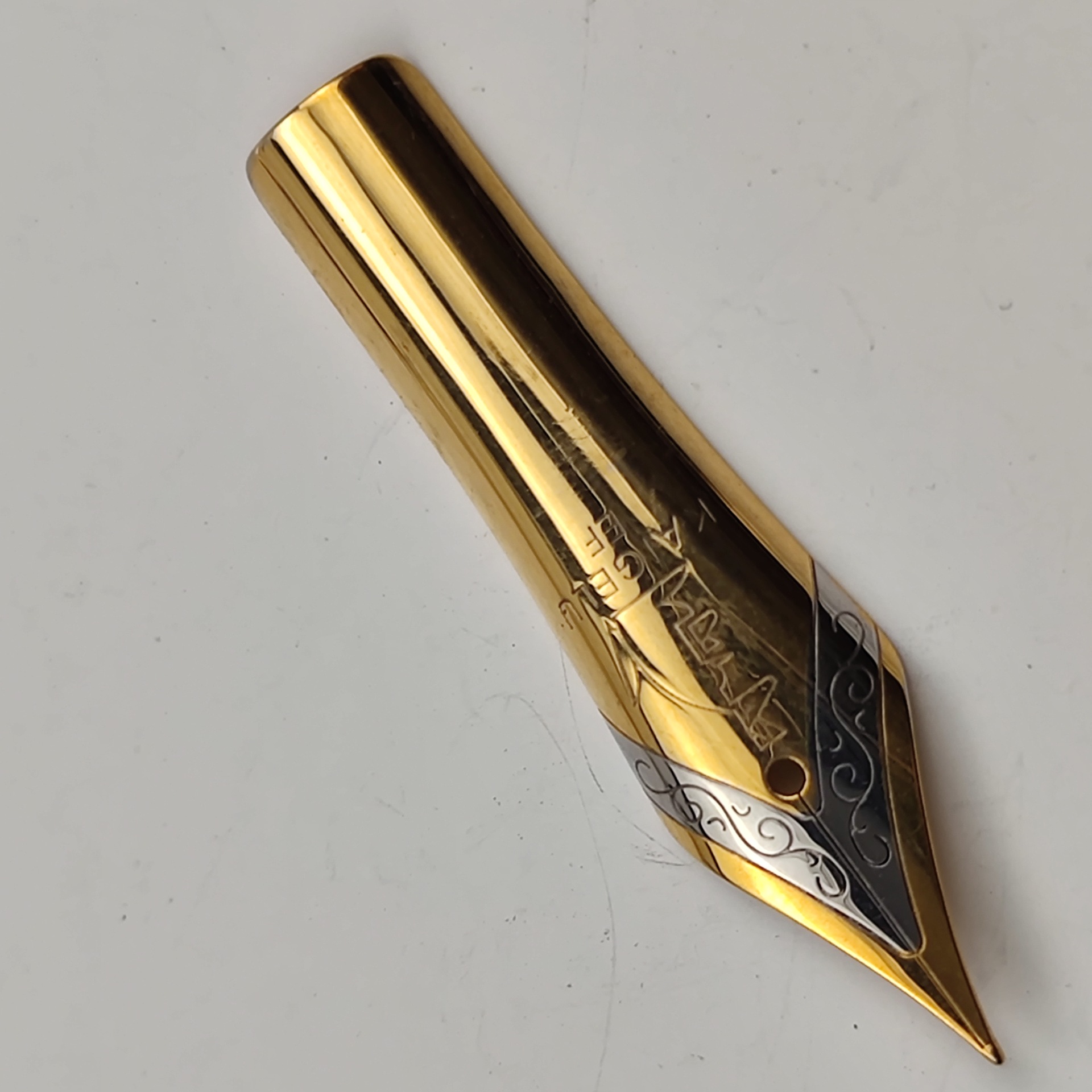 35mm钢笔笔尖直尖美工尖适用金豪世纪100 450 9035 9056凯格露316