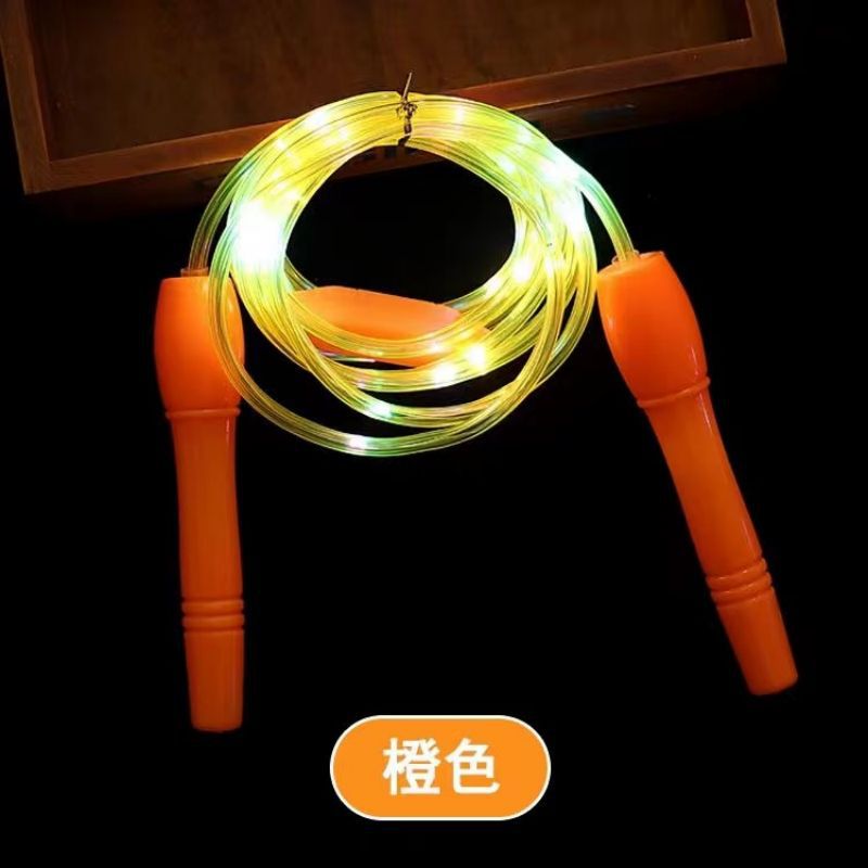 The Third Gear Variable Frequency Flash Children's Luminous Skipping Rope Stall Supply Foreign Trade Amazon Luminous Skipping Rope 2.8 M LED