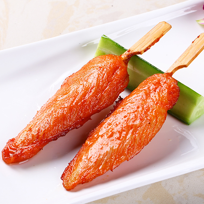 川香鸡柳半成品无骨油炸小吃冷冻新鲜鸡柳烧烤炸串食材商用清真