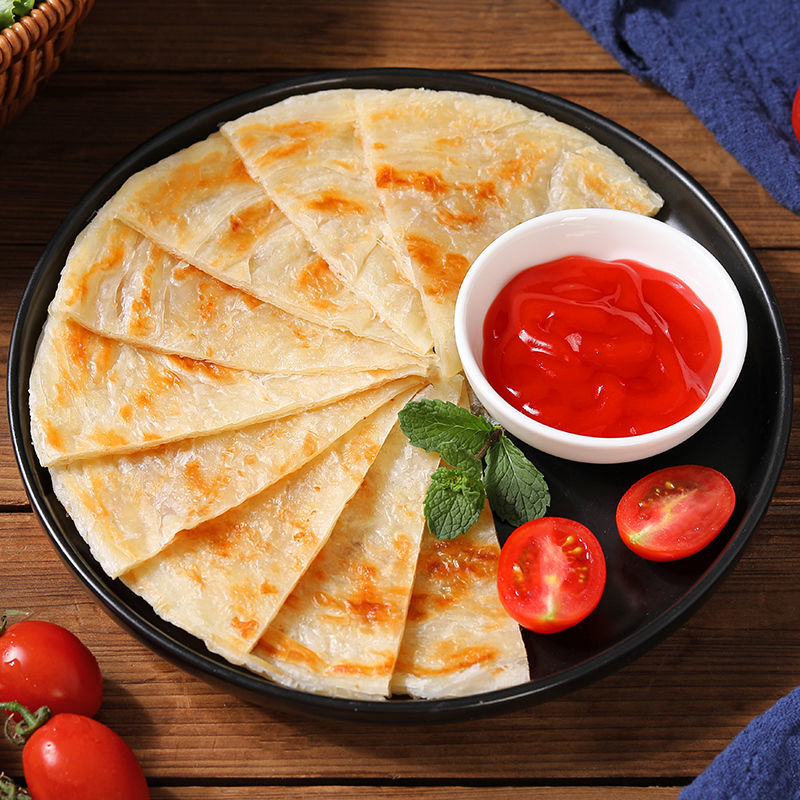 台湾风味手抓饼皮原味饼家庭美味装包邮早餐速食商用冷冻半成品