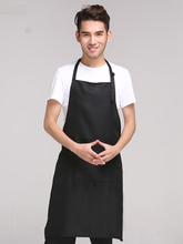 1S7E男士围裙餐饮家用厨房做饭厨师食堂上班商用工作服布围腰定