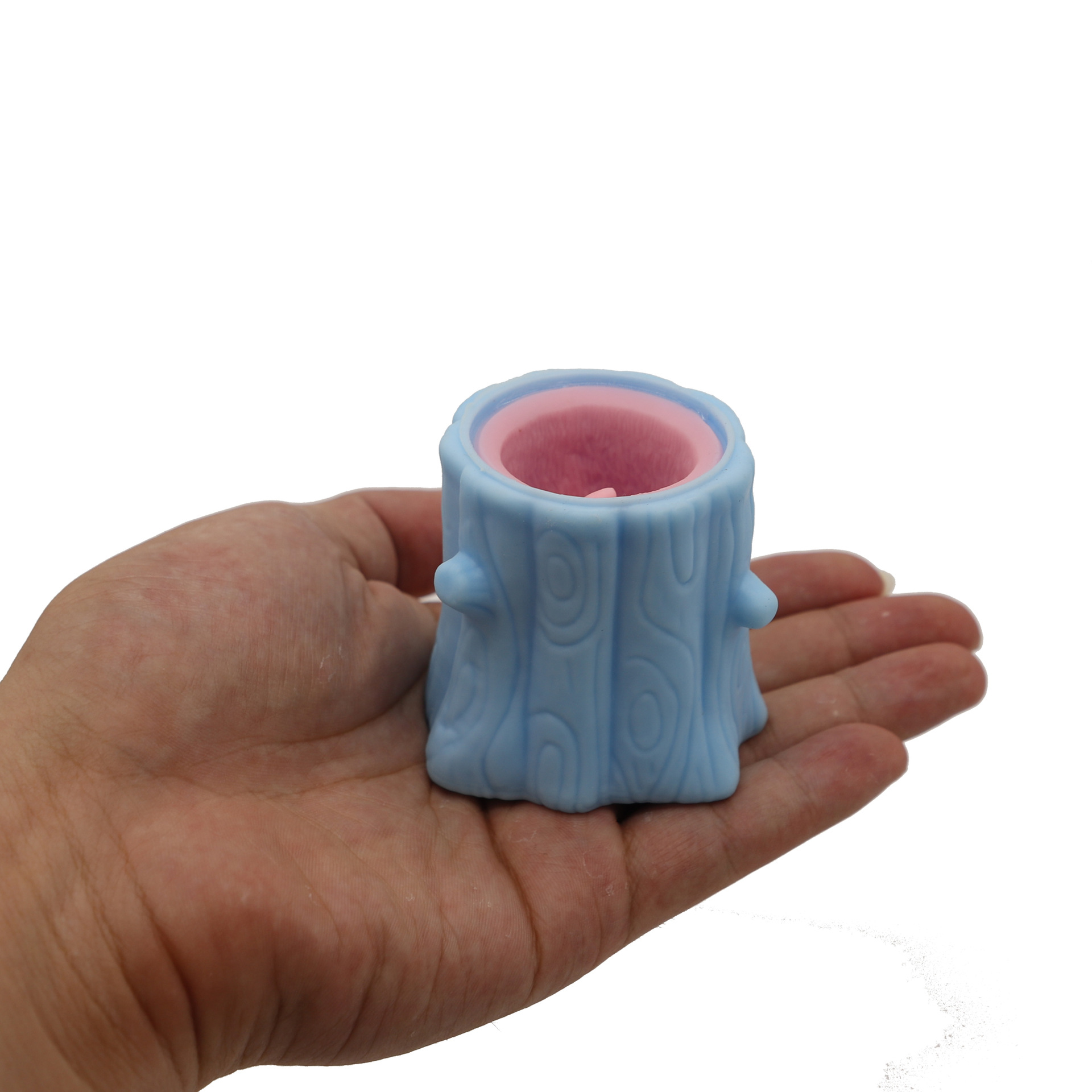 魔幻邪恶松鼠杯解压整蛊笔筒树桩挤压发泄捏捏乐减压玩具飞鼠杯