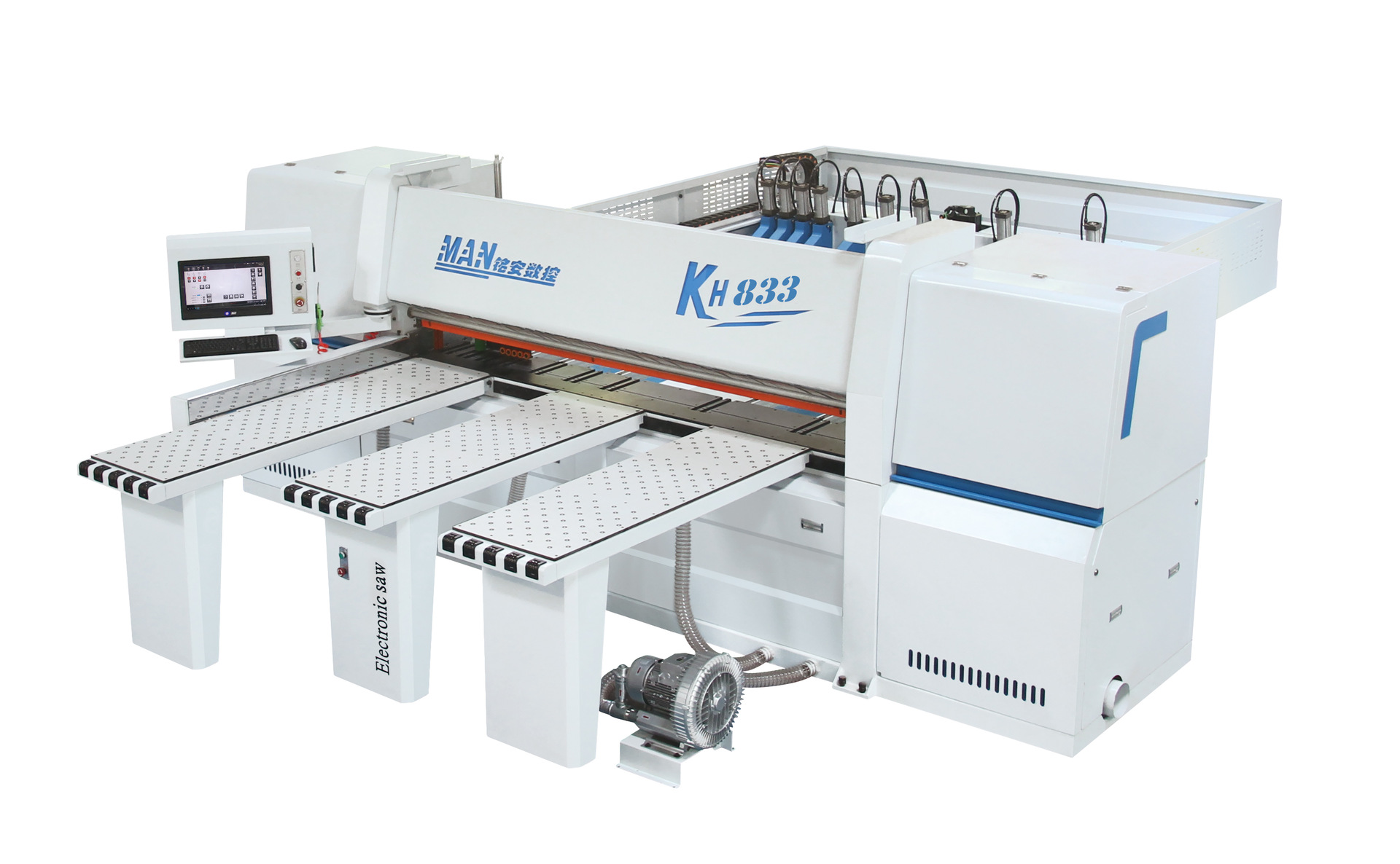 铭安机械电子锯电子开料锯kh极东系列3米3前上料全自动数控裁板锯