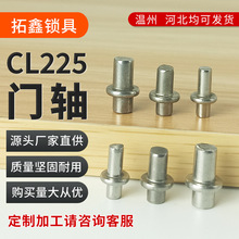 CL225不锈钢下门轴焊接柜门销钉 不锈钢底座LC225插销轴跨境