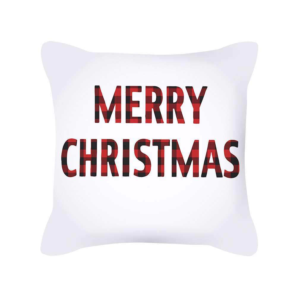2024 Amazon New Ins Cartoon Christmas Gift Pillow Cover Holiday Cushion Throw Pillowcase Furnishings