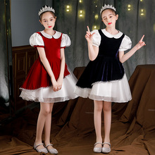 儿童中小学生元旦大合唱团朗诵演出服英伦风合唱比赛礼服女表演服