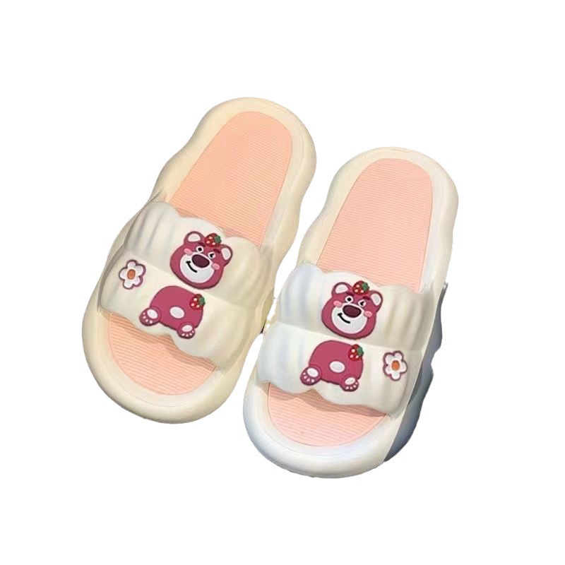 Women's Summer Cartoon Home Non-Slip Soft Bottom Slippers Casual Outdoor Dormitory Students Slip-on Slippers