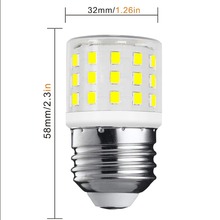 E26冰箱灯泡 E26灯座烛台4WLED灯泡 相当于40WE26LED灯玉米灯