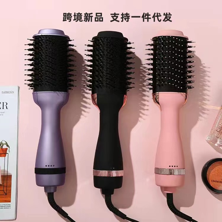 Amazon New 2-in-1 Hot Air Comb/Anion Blowing Combs Hair Curler Straight Comb Electric Hair Dryer Household