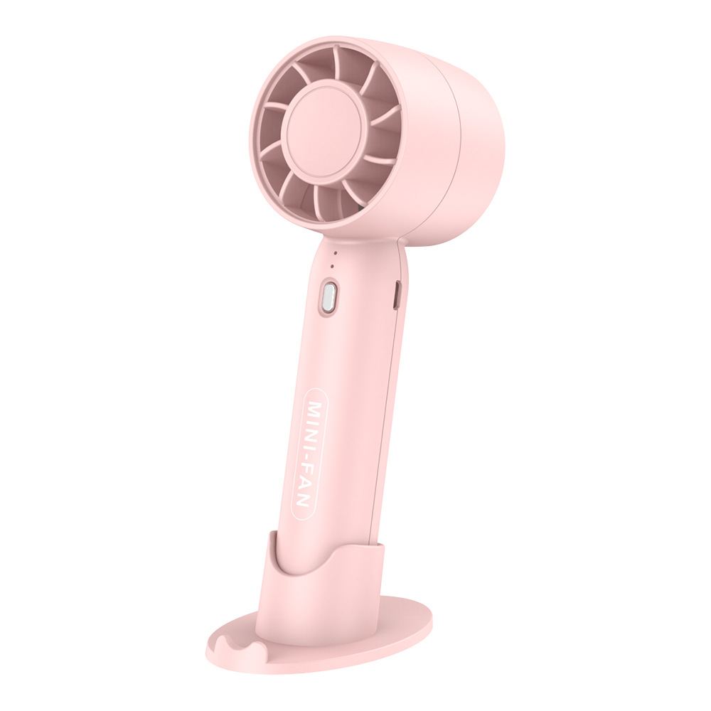 2024 New Turbo Handheld Fan Mini-Portable USB Rechargeable Mute Student Desktop Bladeless Little Fan