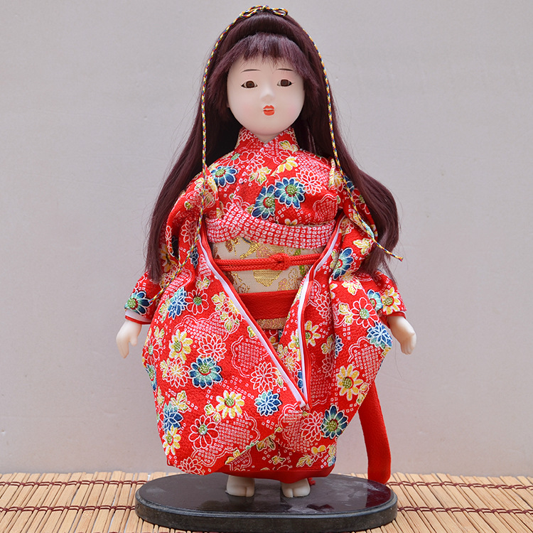 日式工艺日本市松人形五月人形日本人偶娃娃节日创意礼品装饰摆件