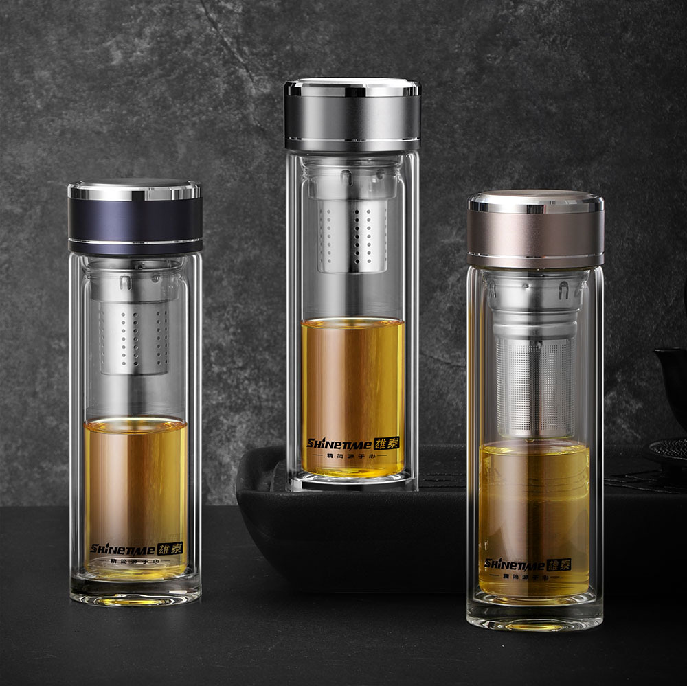 泡茶玻璃杯茶水分离直饮保温杯水杯杯子带盖子好看的杯子送礼