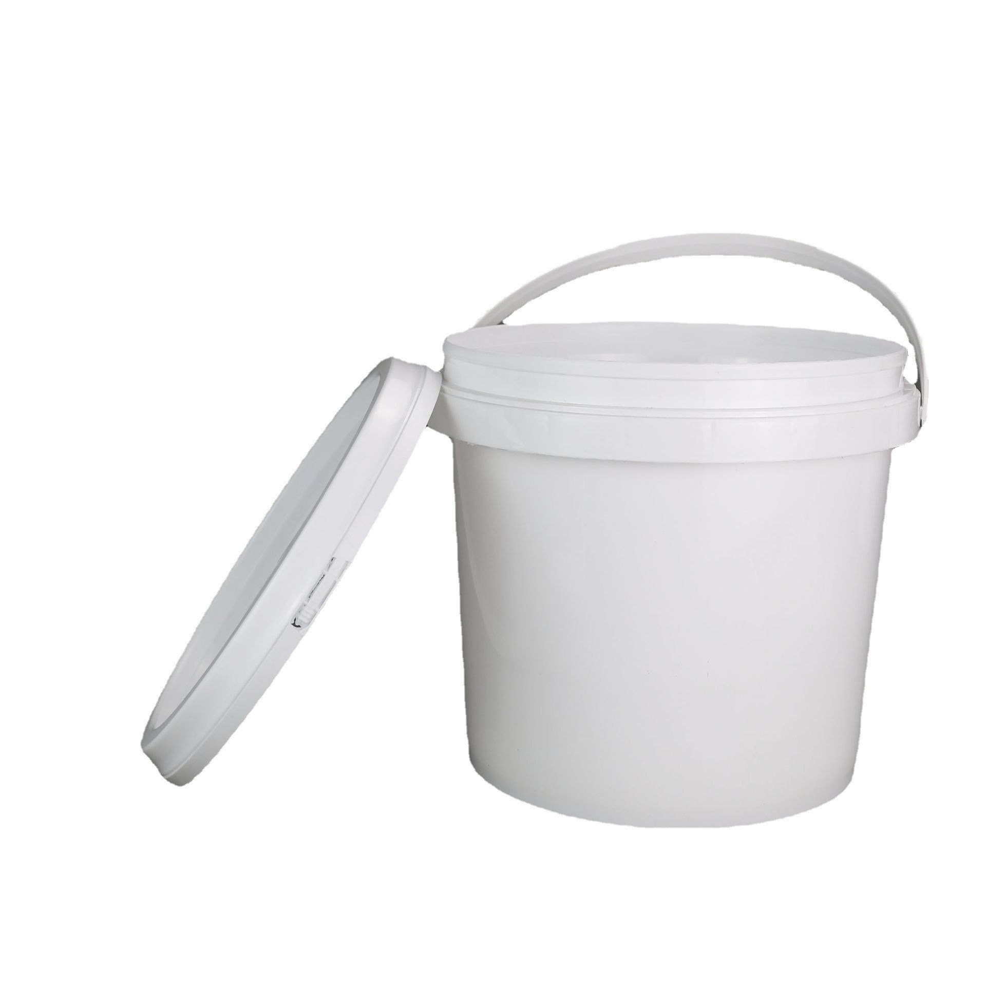 5l塑料桶pp注塑大口洗衣粉黄酱桶带盖子提手圆形包装桶