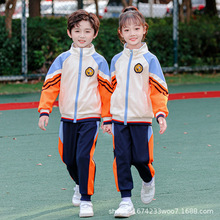 新款小学生校服春秋季幼儿园园服运动服三件套儿童学院风班服