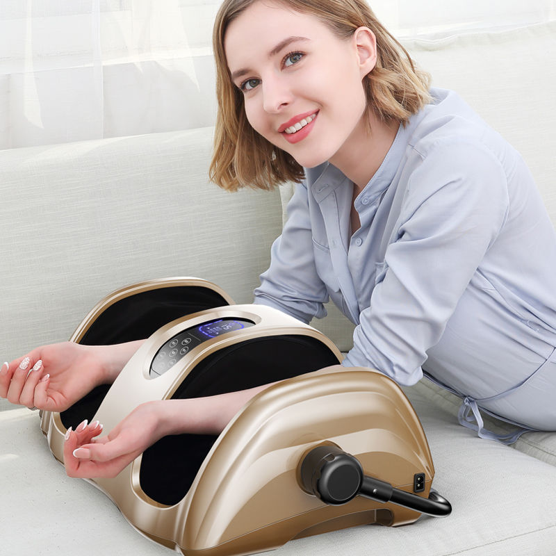 腿部按摩器小腿揉捏肌肉静脉全自动曲张酸经络疏通仪电动瘦腿神器