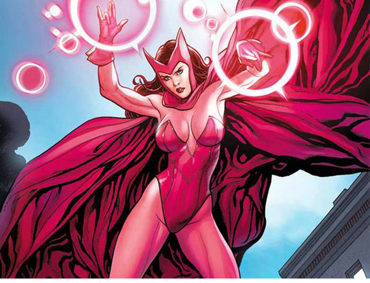 猩红女巫 绯红女巫cos服 漫画版漫威漫画英雄 2020万圣节cosplay