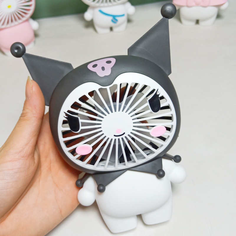 Sanrio Fan Clow M Melody Cinnamoroll Babycinnamoroll Modeling Little Fan Student Handheld Usb Electric Fan Gift