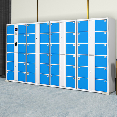 超市存包柜商场指纹条码刷卡扫码智能人脸手机寄存放柜电子储物柜