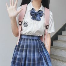 【冈梨田】格裙jk制服正版原创白菜jk格子裙女学生学院风百褶裙