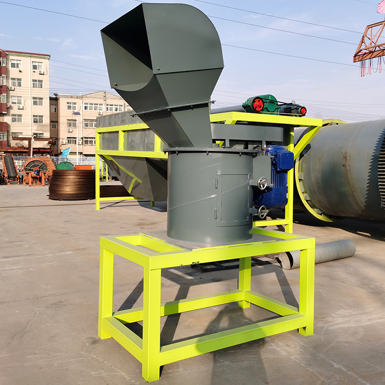 鸡粪羊粪有机肥高湿物料粉碎设备 糠醛渣中药渣立式粉碎机