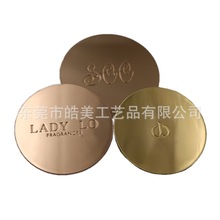 光面金属盖子厂家供应锌合金压铸光面盖金属圆形小盖子80mm