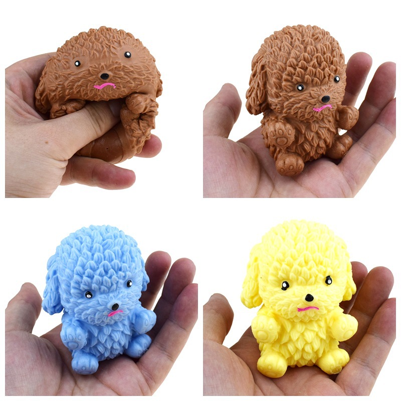 tpr软胶发泄玩具面粉泰迪狗挤压狗狗动物减压捏捏乐跨境新品-阿里巴巴