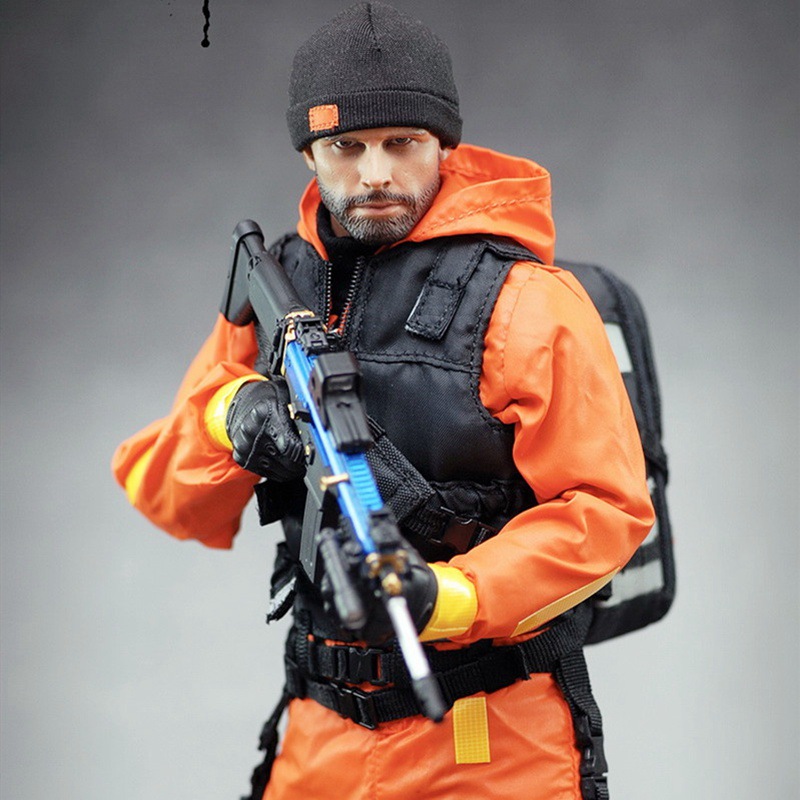 现货multifun 1/6兵人 mf007 武装服饰 疫区特工 装备套装