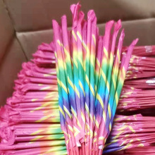 厂家批发四变色呲花棒五彩花表白求婚创意浪漫狗尾巴爱心棒蜡烛